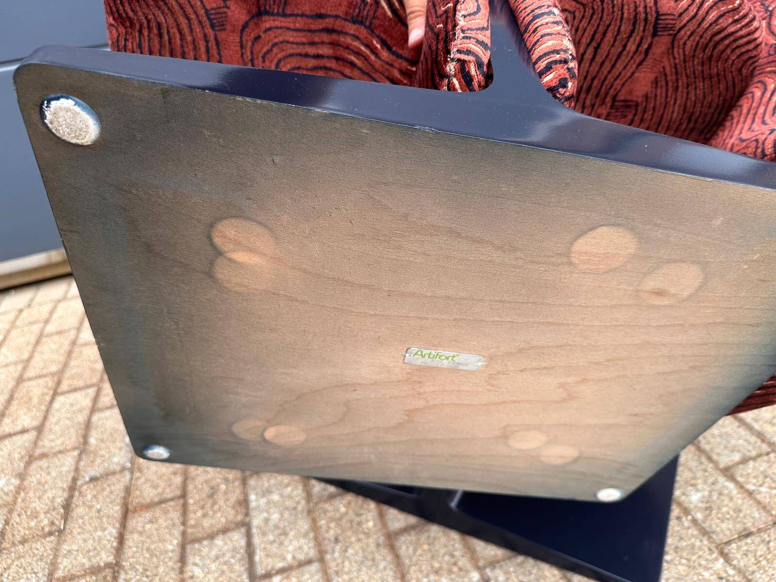 Artifort Ribbon chair by Pierre Paulin + Ottoman, Pierre Frey fabric