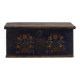 Antique trunk with floral motifs (Year 1901)