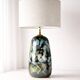 Sculptural lamp in glazed ceramic, Scandinavian style, 1970s.