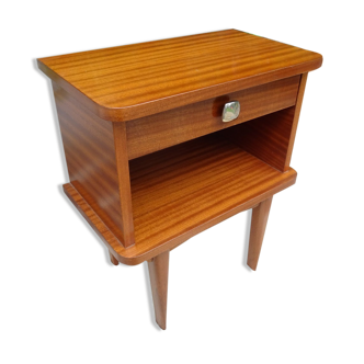 Scandinavian teak bedside table