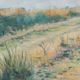 Oil on canvas Chemin en Automne by Yannick Desnos Guémené-Penfao XXe
