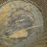 Wicker paper basket