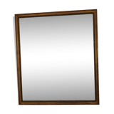 Golden gold leaf water beaded mirror