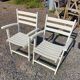Paire de fauteuils vintage Dejou jardin