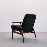 Fauteuil Henryk Lis en boucle noire 1960