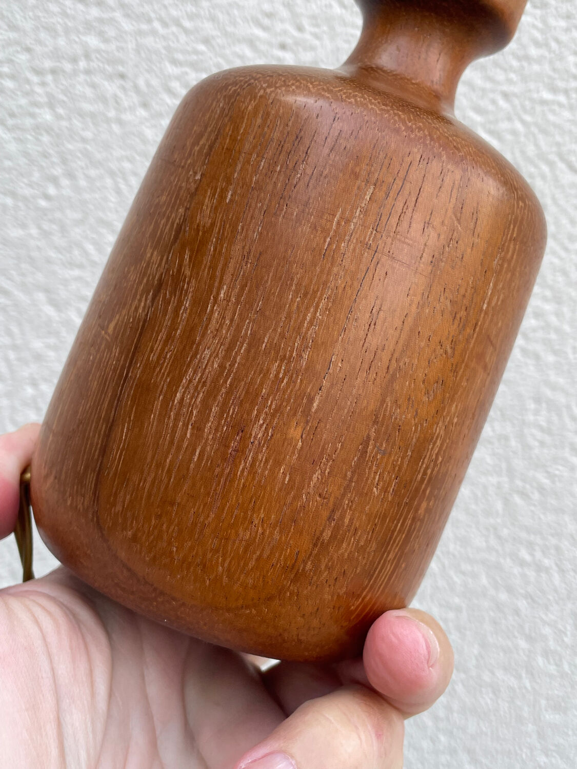 Vintage Danish teak lamp 60's