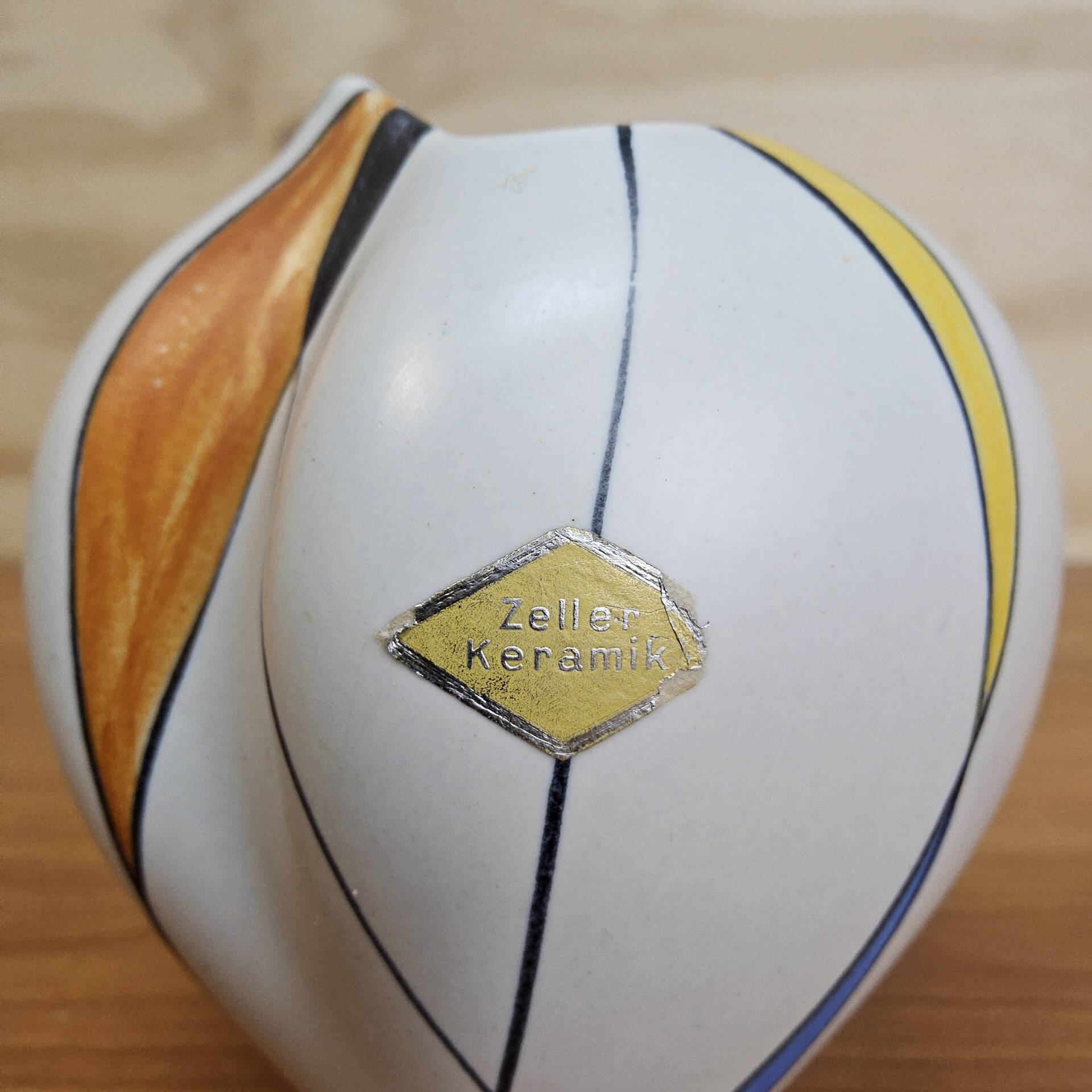 Vintage West Germany Zeller Keramik vase (Georg Schmider) 50s