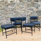 Ensemble de 4 chauffeuses modernistes