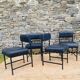 Ensemble de 4 chauffeuses modernistes