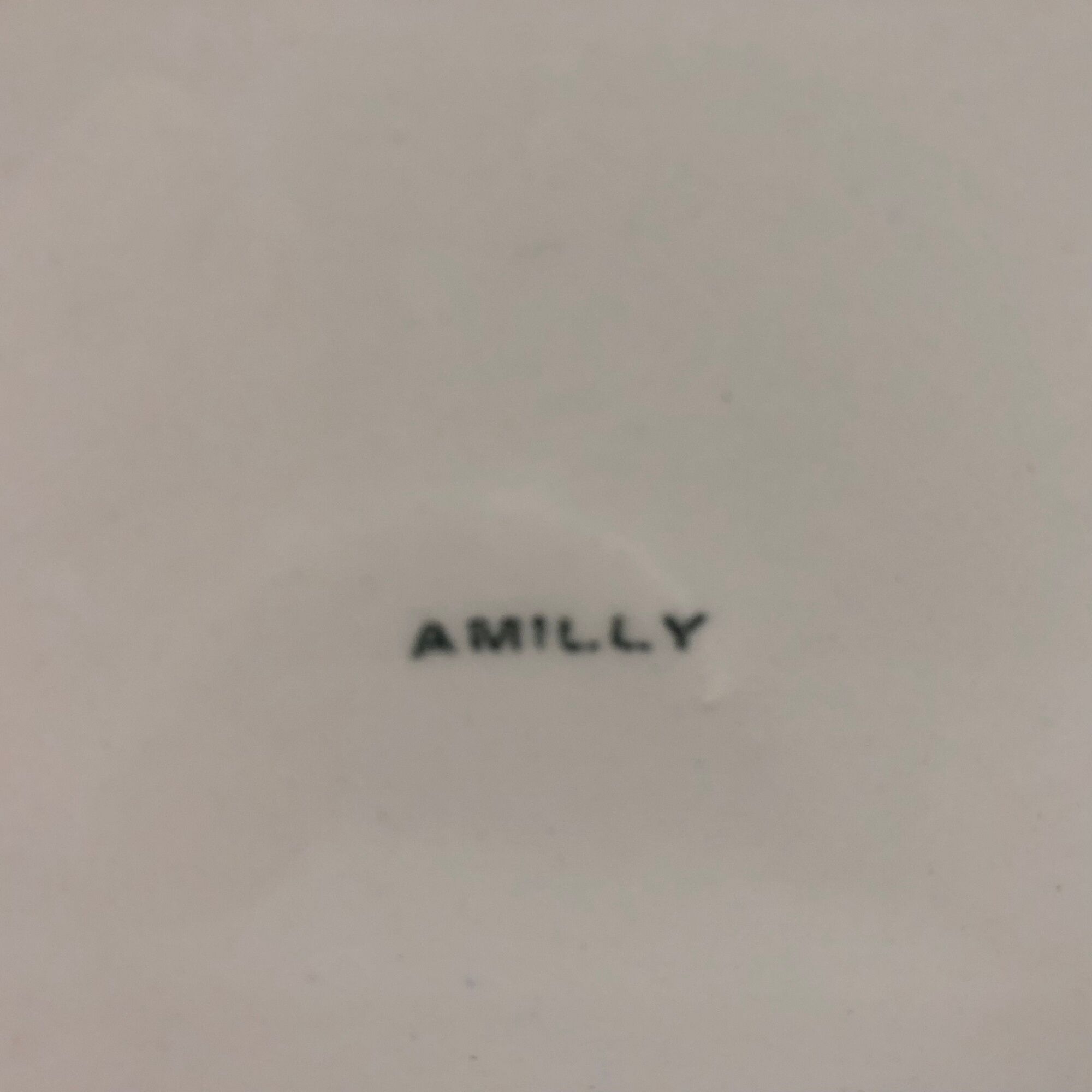 6 hollow plates "Gien" model Amilly