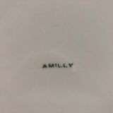 6 hollow plates "Gien" model Amilly