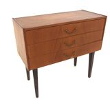 Scandinavian teak chest of drawers, Sweden, 1950