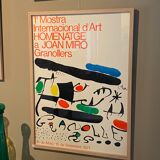 Old poster Lithograph Joan Miro