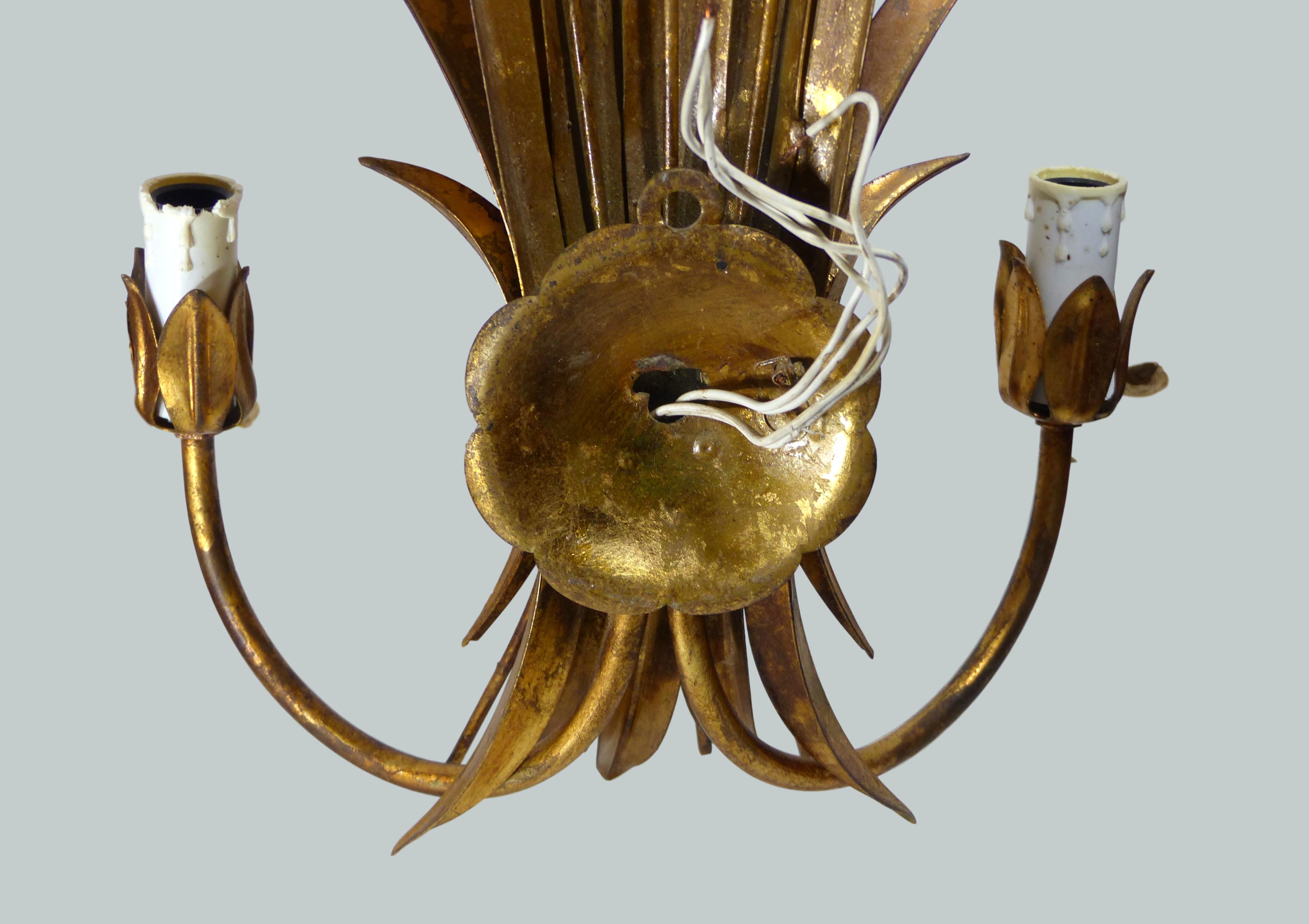 Applique gerbe de blés dorée