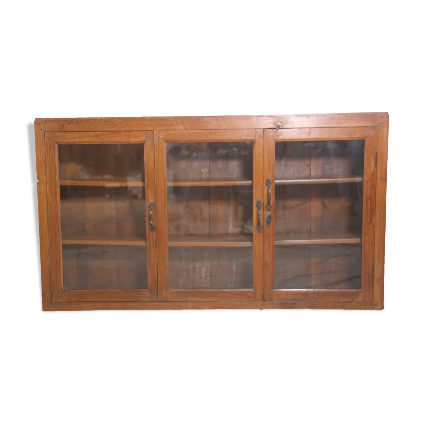 Old Burmese teak showcase