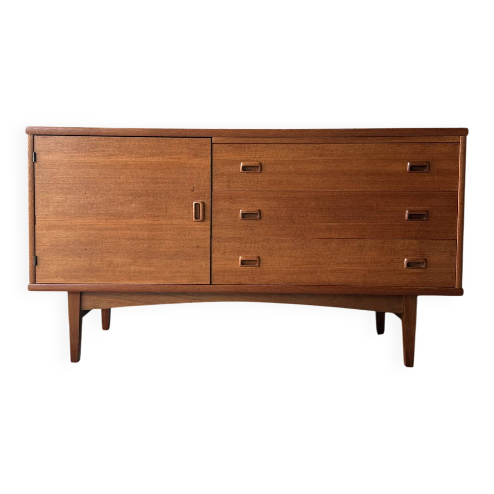 Enfilade buffet scandinave vintage en teck, 1960