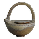 Théière en céramique artisanale faite main