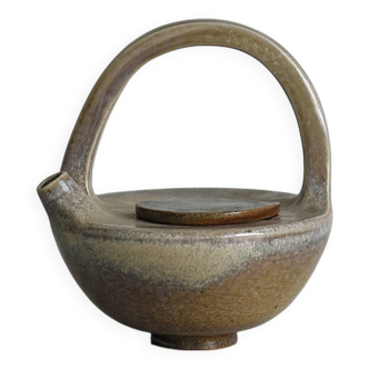 Handmade ceramic teapot