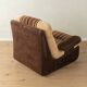 2x Space Age armchair set from the 1970s in velour