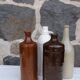 Set de 4 bouteilles en grès