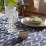 Ikat Bleu Nappe Ou Couverture