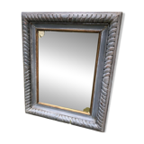 Old solid wood mirror