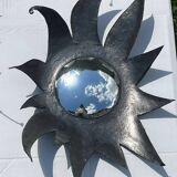 Miroir sorcière soleil vintage