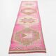 Tapis de couloir oriental vintage rose clair 3x10, 87x310 cm