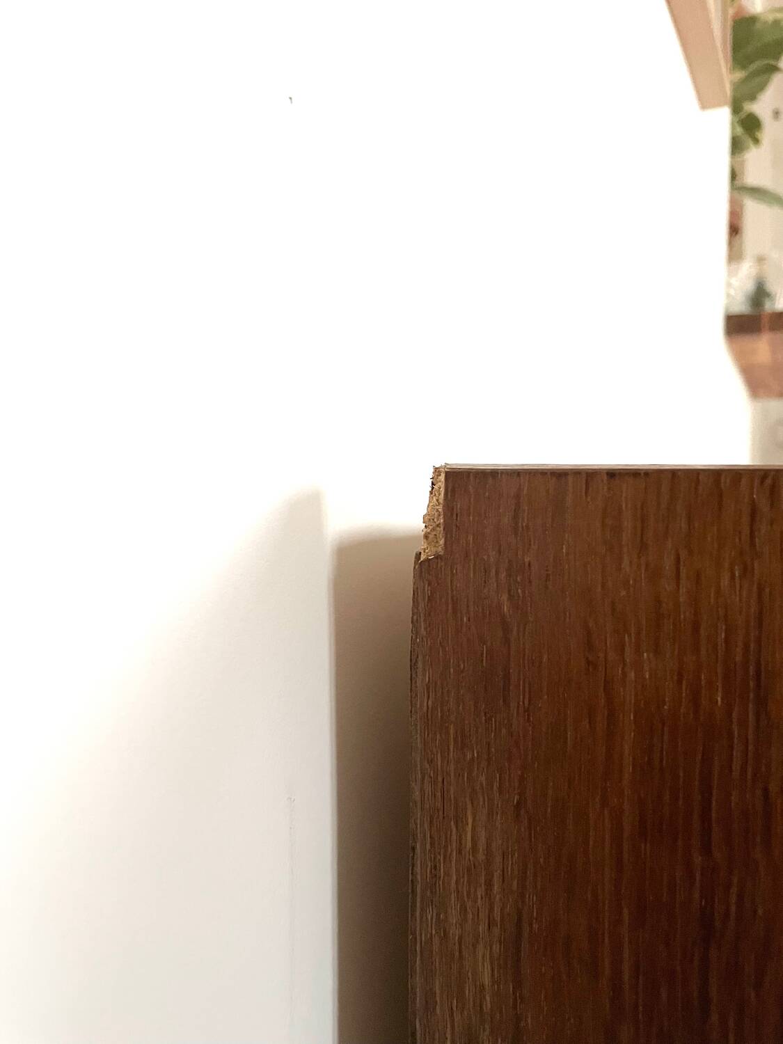 Vintage wooden chest of drawers with compass feet