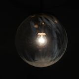 Vintage glass pendant light, Kamenický Šenov, 1970s.