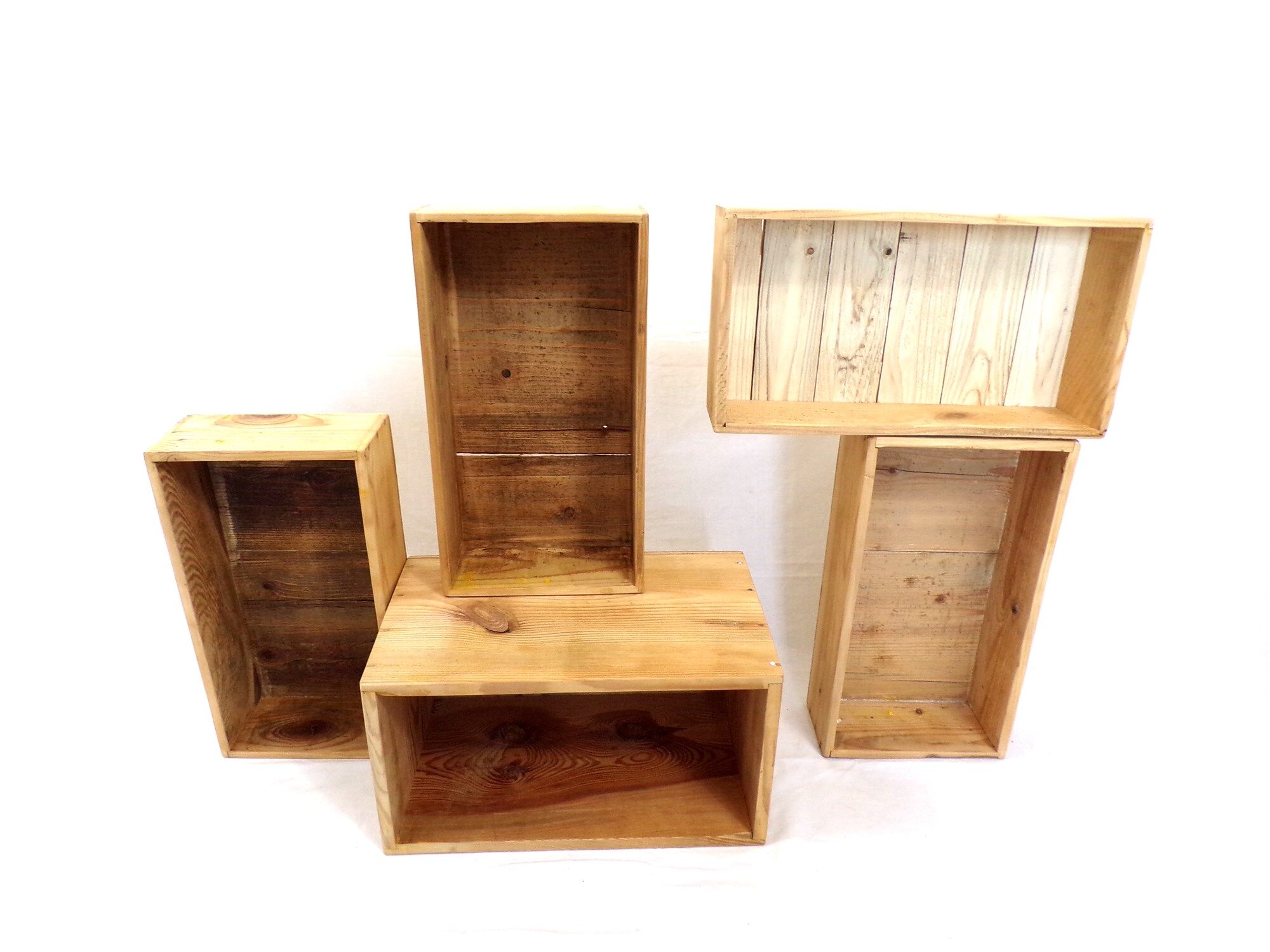 Lot of 5 vintage storage lockers