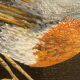 Oiseau peinture sur bois