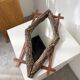 Rustic mirror wood 1900 folk art