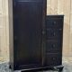 English oak wardrobe with drawers from the 1950s