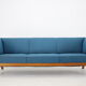 Canapé trois places Frits Henningsen en acajou des années 1940, Danemark