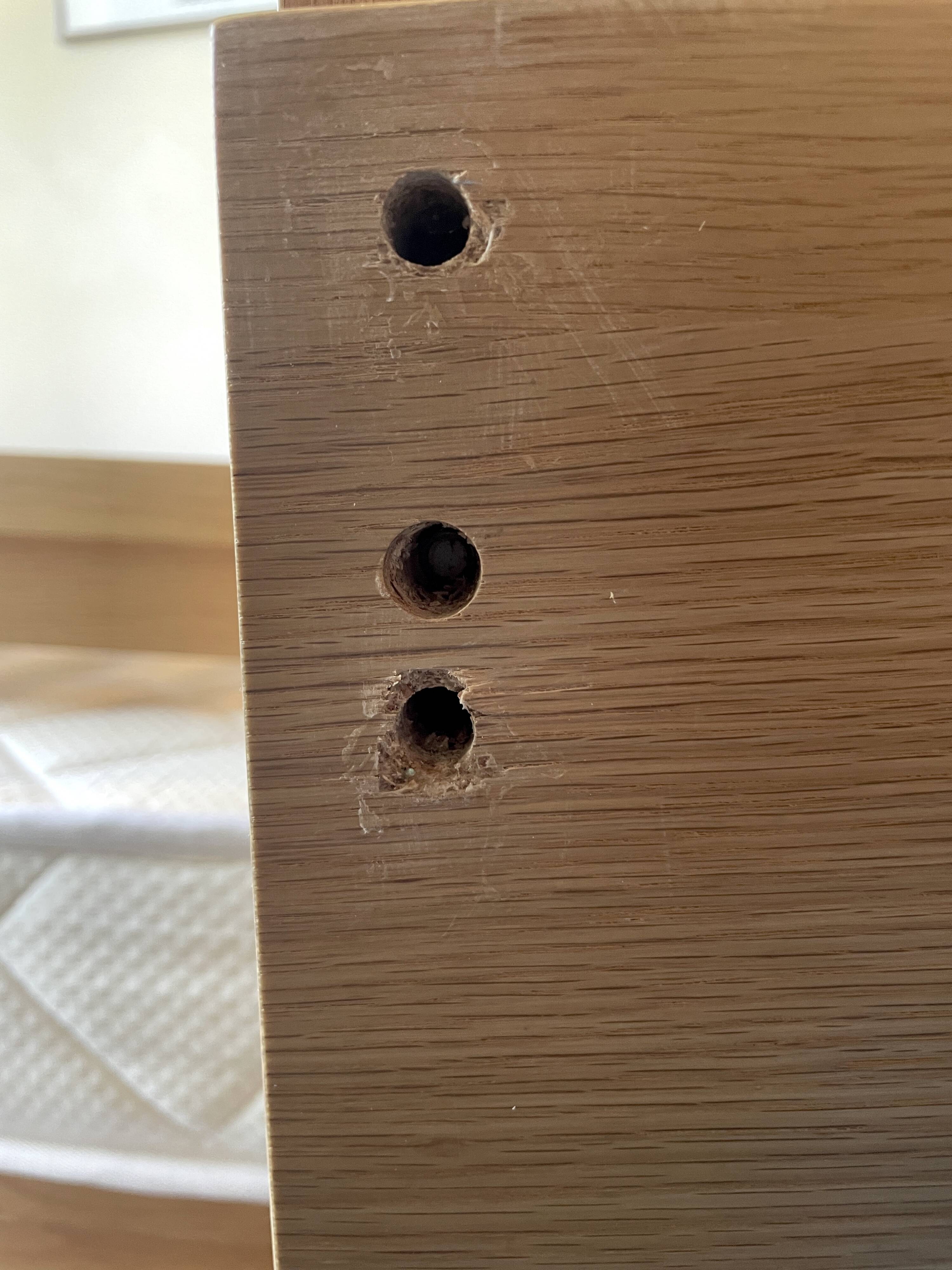 Lit simple 90x200 cm chêne massif, habitat (modèle adams) + matelas confort