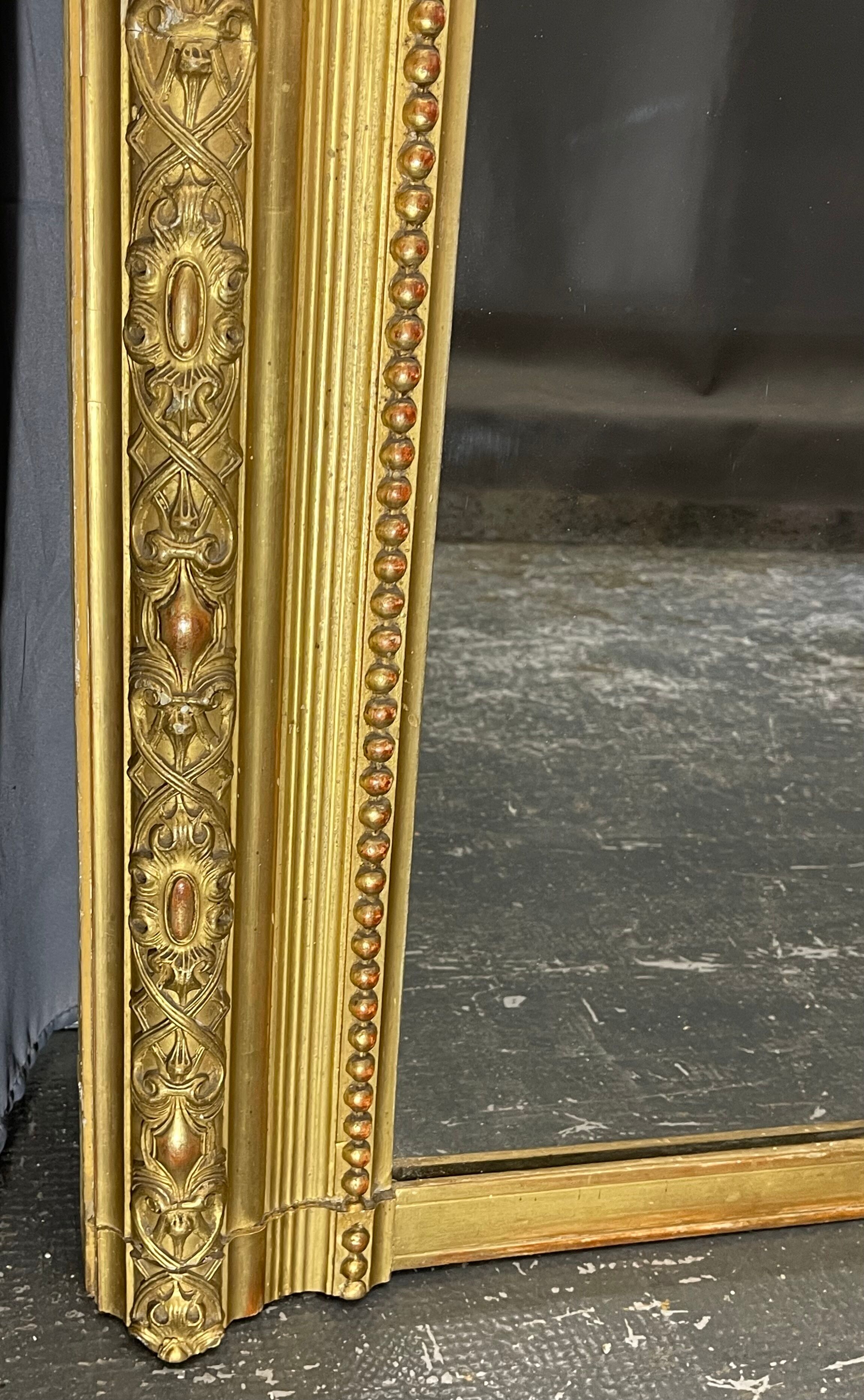 Mirror 166 x 121 old louis-philippe era very good condition