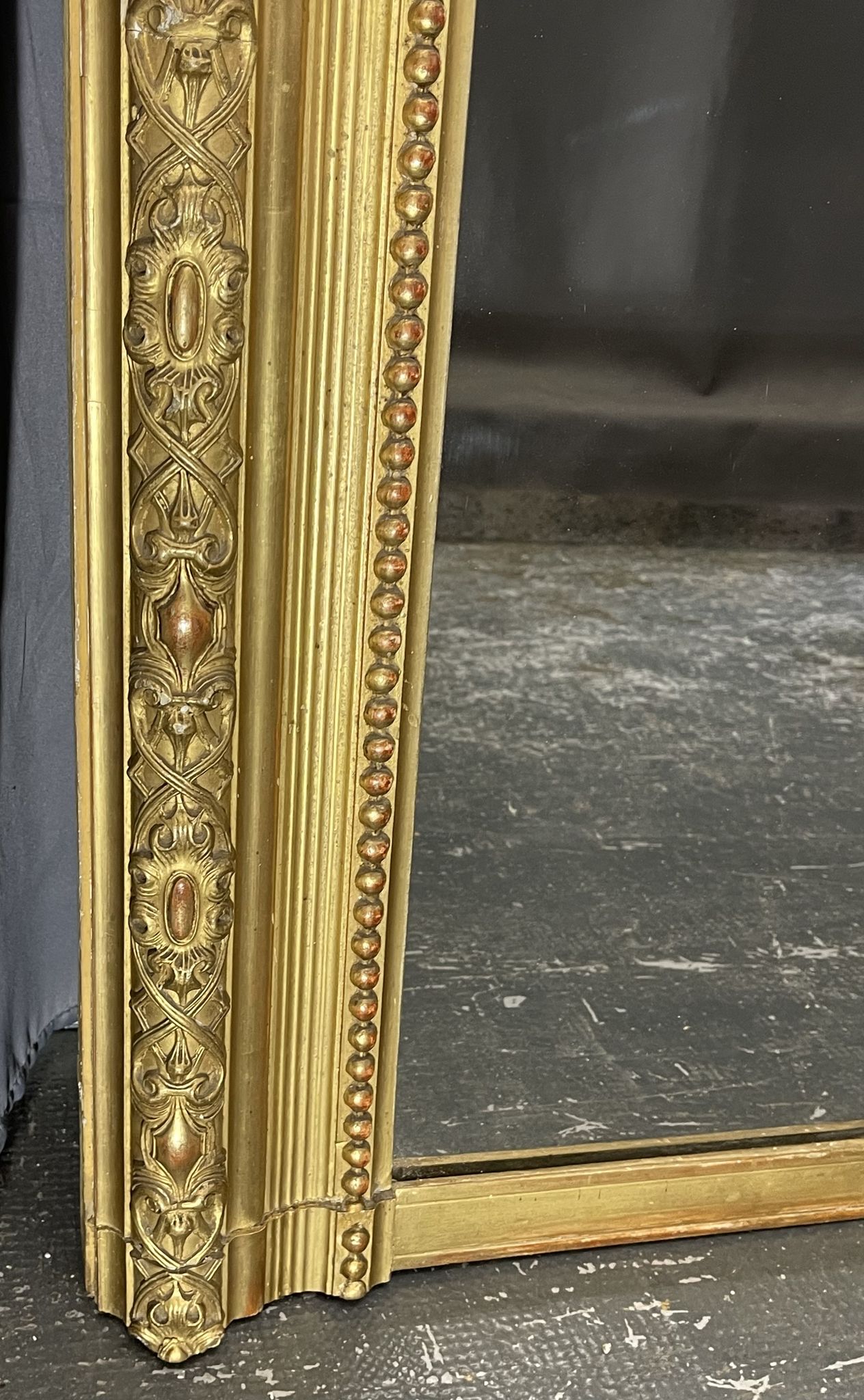 Miroir 166 x 121 ancien époque Louis-Philippe très bon état