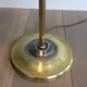Floor lamp in brushed steel and brass. In the style of Maison Charles
