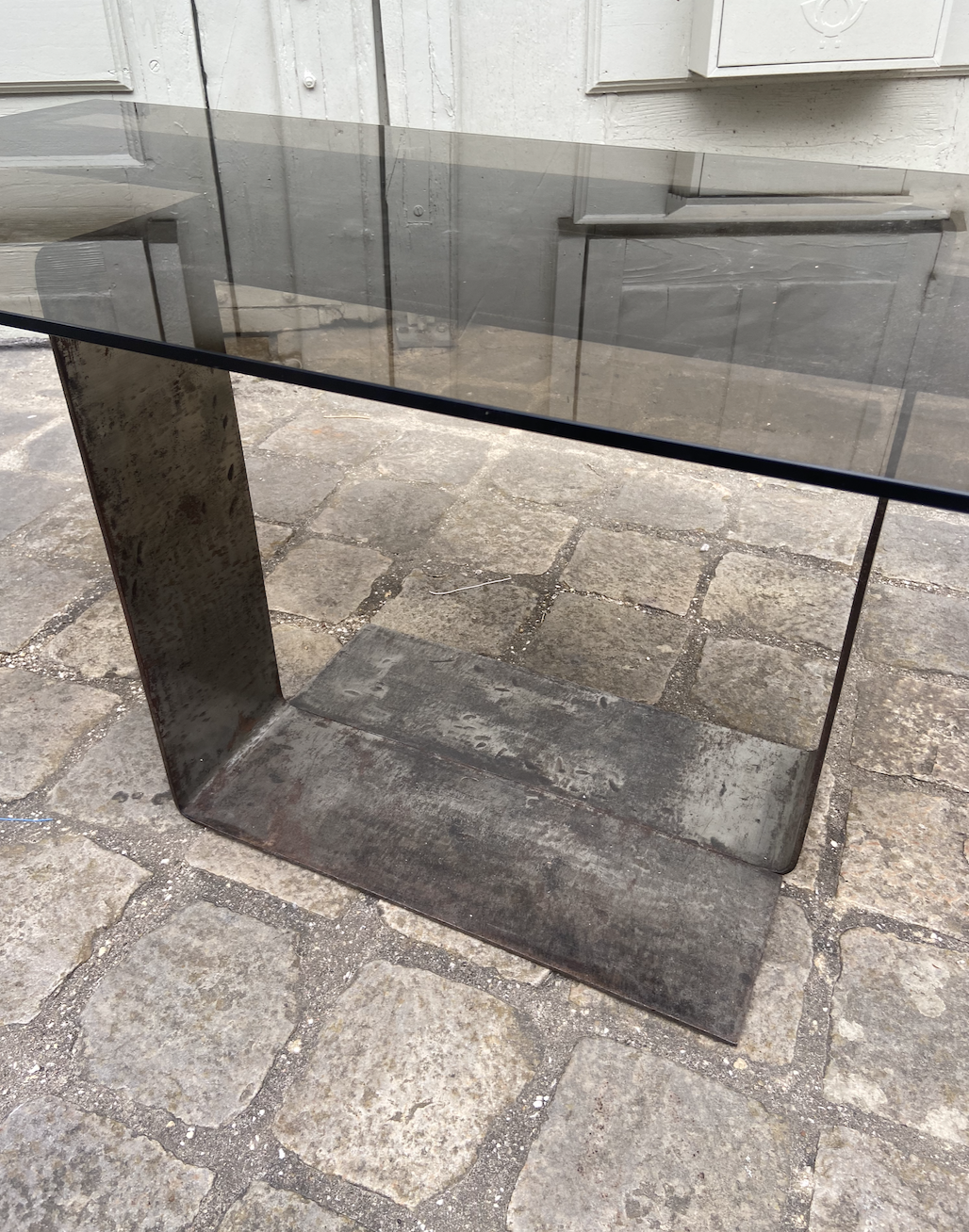 Artisanal Italian coffee table 1970