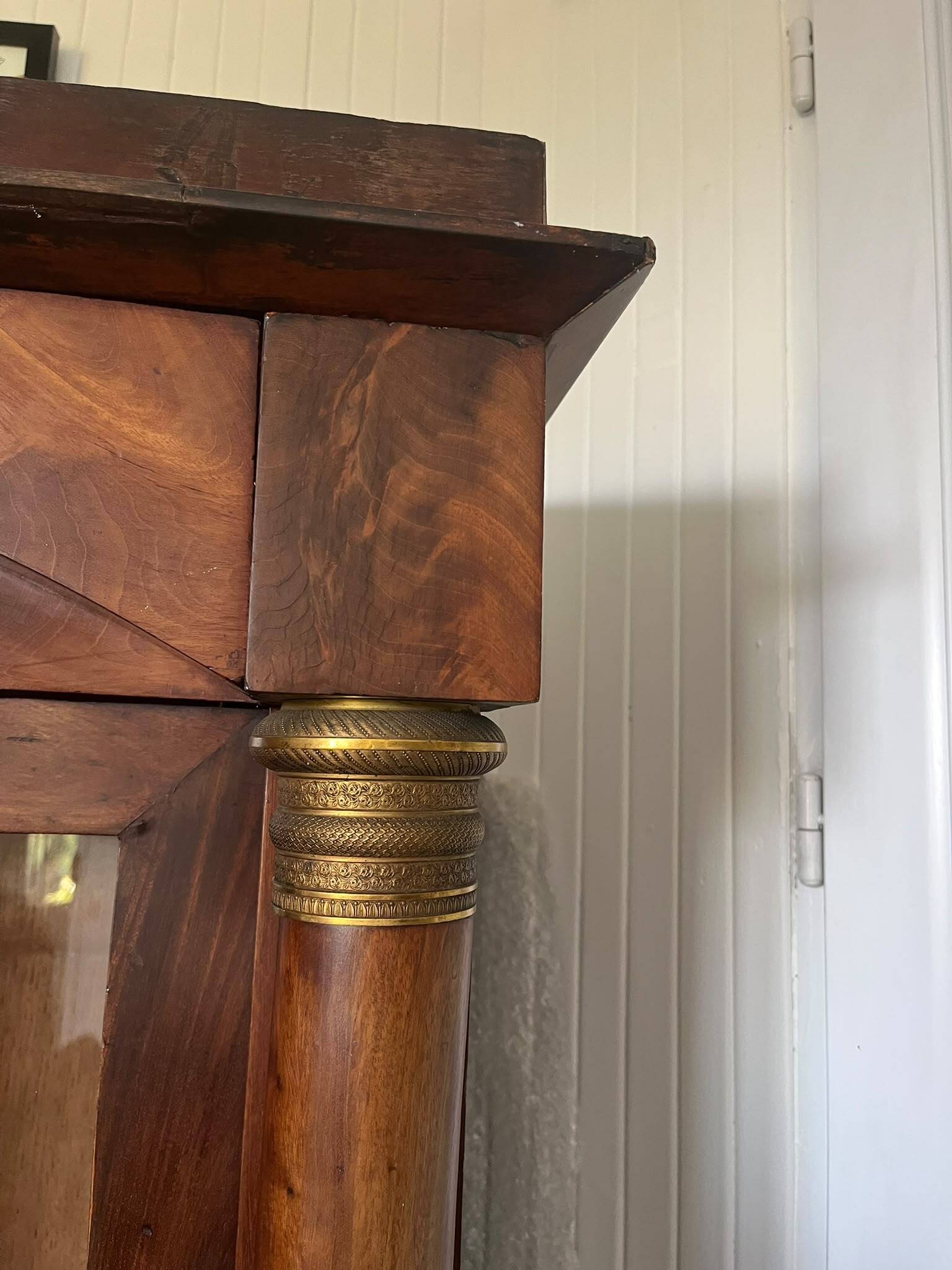 Empire Mahogany Display Cabinet from the Period