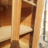 Parisian cabinet glazed raw wood