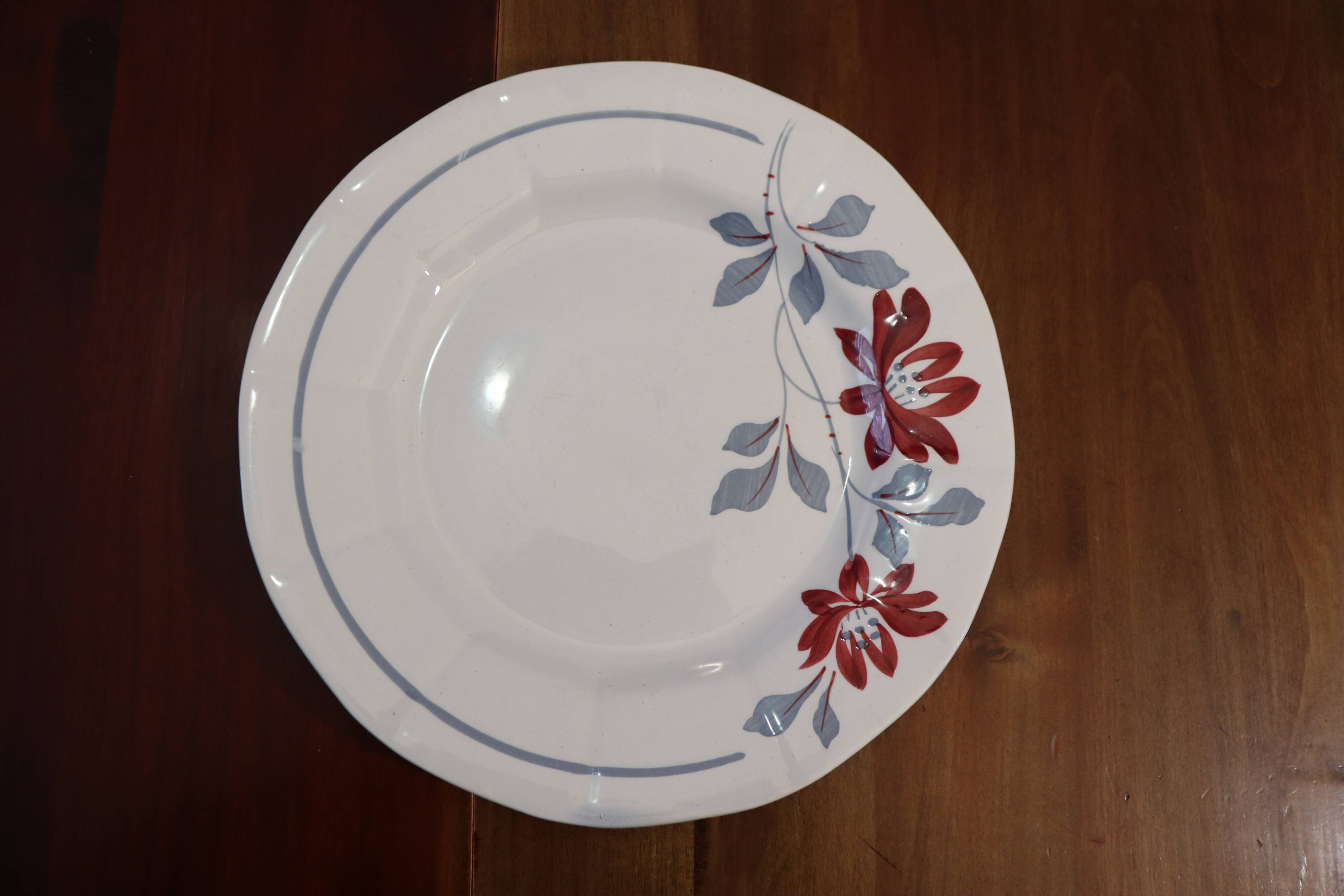 Plates Digoin Sarreguemines, St Amand and Moulin des loups