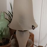 Glass paste mushroom lamp