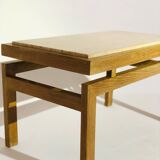 Travertine coffee table