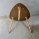 Table basse, d'appoint tripode en bois, 1960