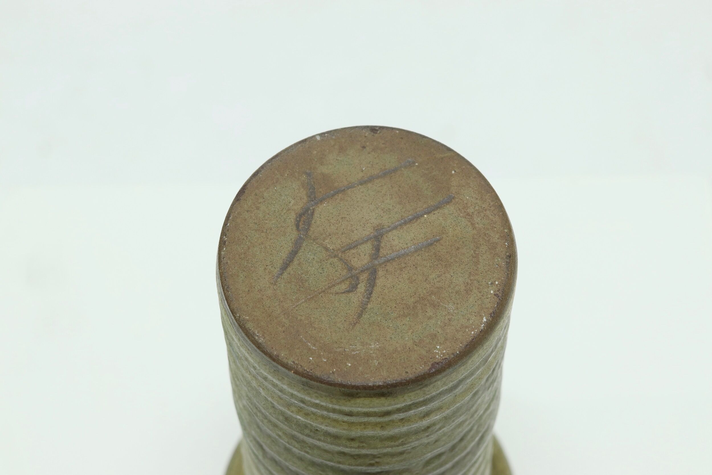 Signed Stoneware Vase by Kaj Franck 1950s