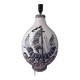 Large Henri Delcourt earthenware lamp base