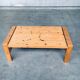 Scandinavian Modern Design Solid Pine Coffee Table, 1970s
