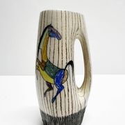Hand-painted orangeade and water service. France, 1960s.